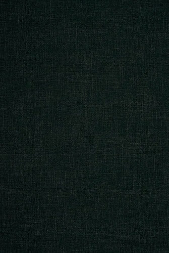 Tungt hørlook gardinstof — sort, stofprøve
