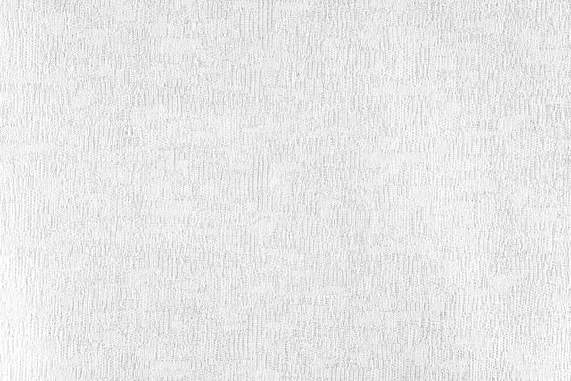 Rustik jacquard med hamp og bomuld — hvid & ecru, stofprøve