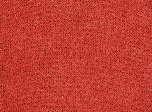 Termo mørklægningsstof med velourlook — orangerød, stofprøve