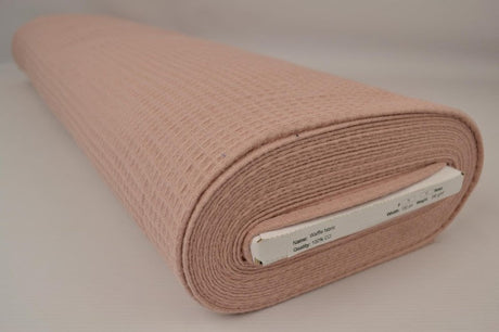 VINTAGE LJUSROSA VÅFFEL PIQUÉ – ABSORBERANDE & SNABBTORKANDE