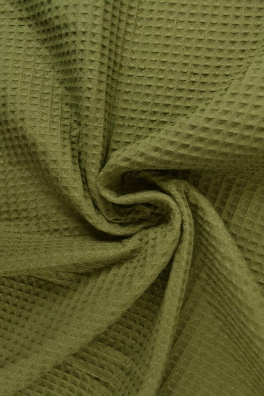 MOSSGRÖN VÅFFEL PIQUÉ – ABSORBERANDE & SNABBTORKANDE