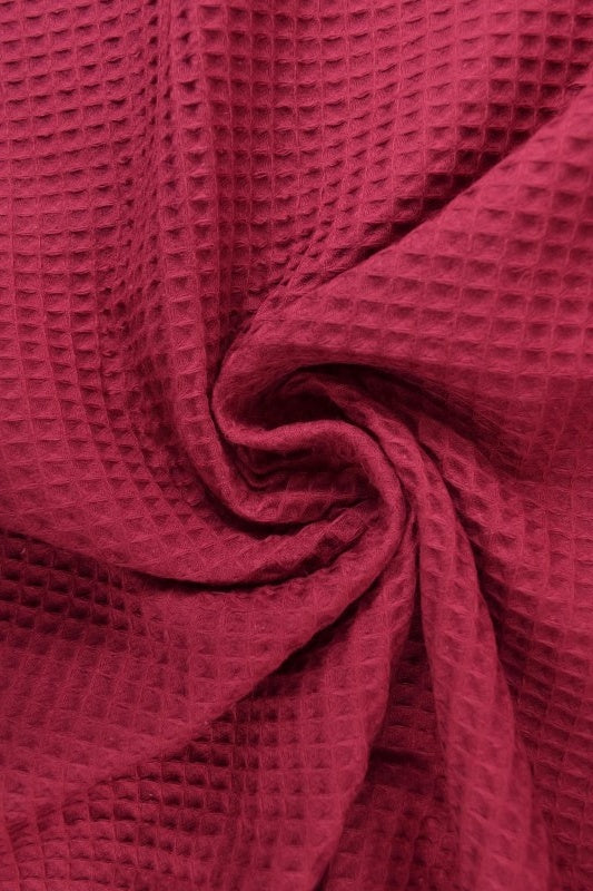 BORDEAUX VÅFFEL PIQUÉ – ABSORBERANDE & SNABBTORKANDE
