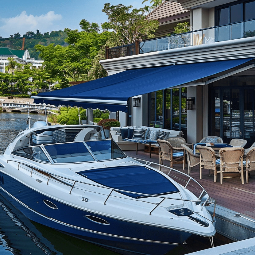 TAUPE FLORIDA UV KALECHE- & MARKISESTOF