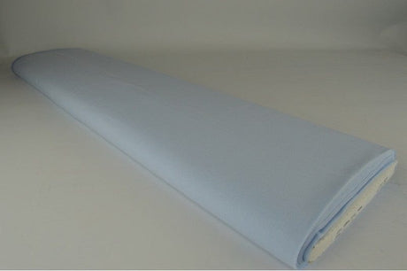 Garn & Metervarer Cotton Voile LYSEBLÅ VOILE STOF AF BOMULD SEMI TRANSPARENT