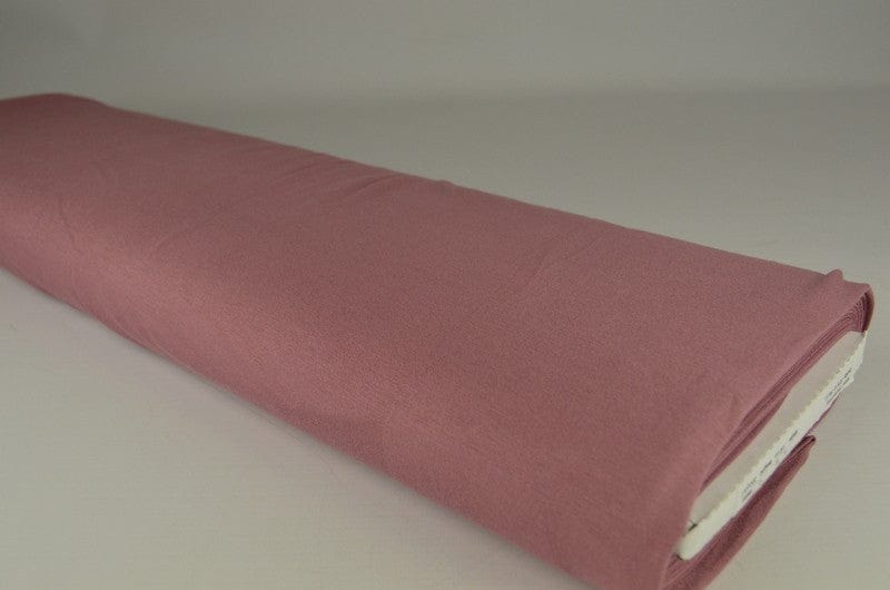 Garn & Metervarer Jersey MØRK VINTAGE LYSERØD VISKOSE JERSEY