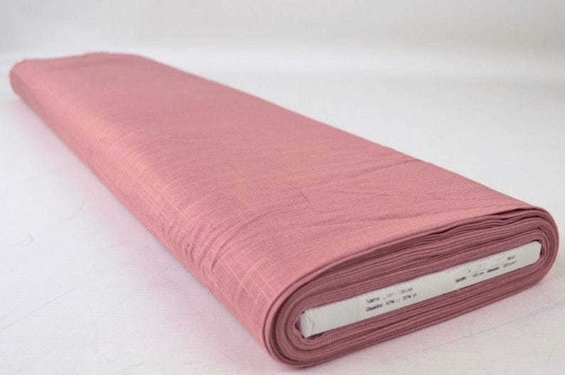 Garn & Metervarer Linen VINTAGE LYSERØD HØR / VISKOSE