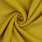 CURRYGUL DOUBLE GAUZE EKOLOGISK MUSLIN