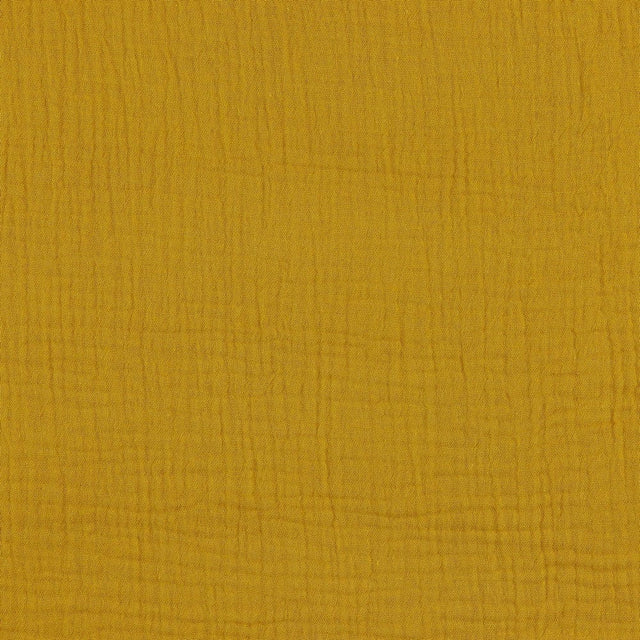 Garn & Metervarer Økologisk Musselin / Double Gauze KARRYGUL ØKOLOGISK MUSSELIN / DOUBLE GAUZE