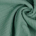 VINTAGEGRÖN TRIPLE GAUZE EKOLOGISK MUSLIN