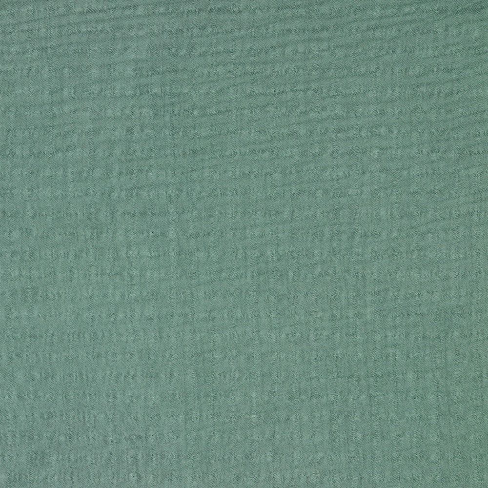 Garn & Metervarer Økologisk Musselin / Triple Gauze ØKOLOGISK VINTAGE GRØN MUSSELIN / TRIPLE GAUZE