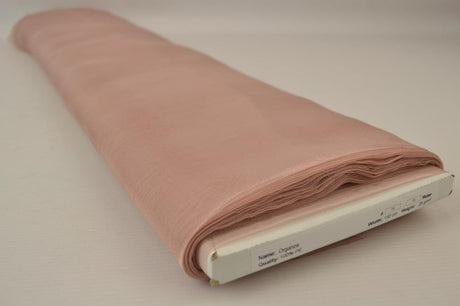 VINTAGE PINK ORGANZA – TRANSPARENT & GLÄNSANDE
