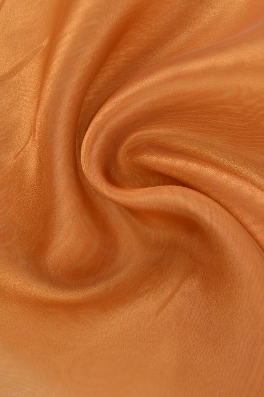 SENAPSGUL ORGANZA – TRANSPARENT & GLÄNSANDE
