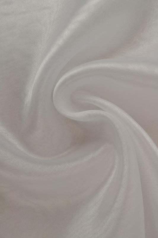 VIT ORGANZA – TRANSPARENT & GLÄNSANDE