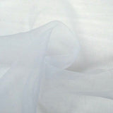 Garn & Metervarer Organza SØLVGRÅ ORGANZA