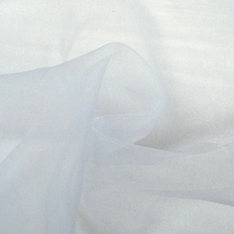Garn & Metervarer Organza SØLVGRÅ ORGANZA