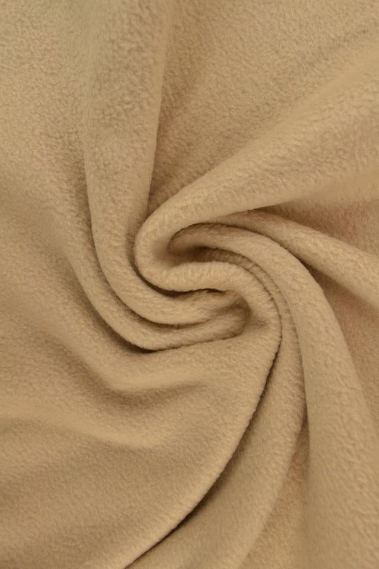 MÖRK BEIGE POLAR FLEECE – ANTI-PILLING, VARM & LÄTT