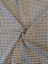 Garn & Metervarer Seersucker MØRKEBLÅ BÆK OG BØLGE M. TERN