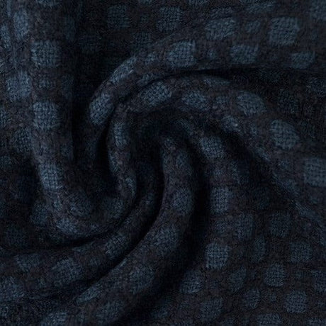 Garn & Metervarer Wool Fashion NAVY ULD MED TEKSTURMØNSTER
