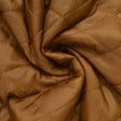 Garn & Metervarer WT Quiltet Lining MØRK KARAMEL FASTVÆVET QUILT FOER/YDERSTOF 2-LAG