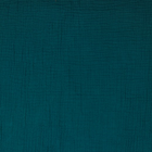 MÖRK CYAN DOUBLE GAUZE EKOLOGISK MUSLIN