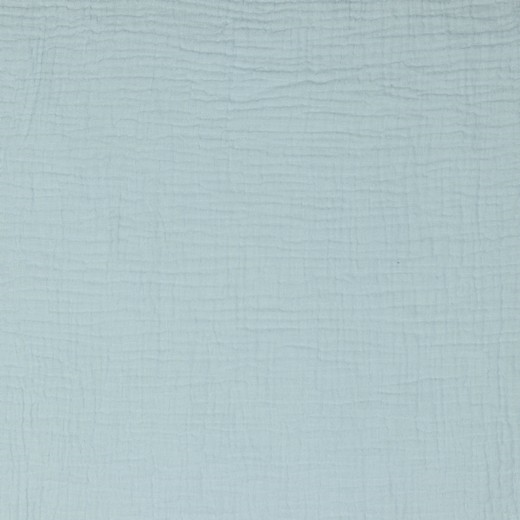 BABYBLÅ DOUBLE GAUZE EKOLOGISK MUSLIN – MJUK & ANDNINGSBAR