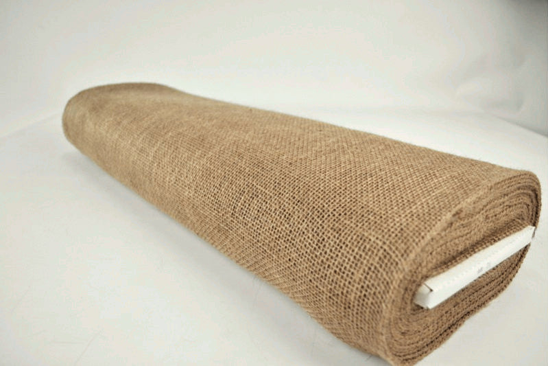 KRAFTIG NATURLIG HESSIAN – RUSTIK OVERFLADE & STIFT FALD