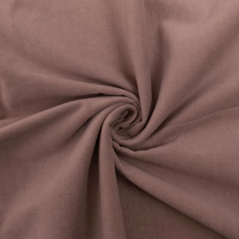 ROSARÖD BOMULLSVELOUR MED STRETCH – MJUK LUGG