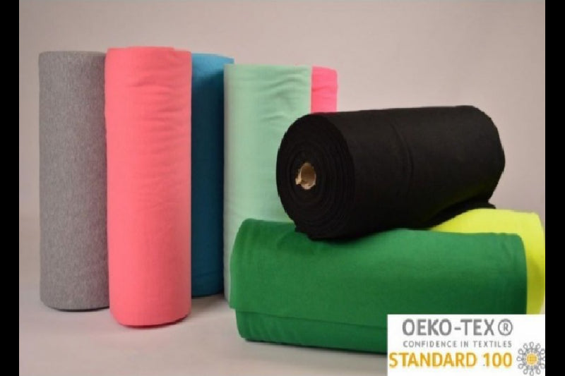 LJUSBLÅ MUDDVÄV – BOMULLSMUDD MED STRETCH & OEKO-TEX