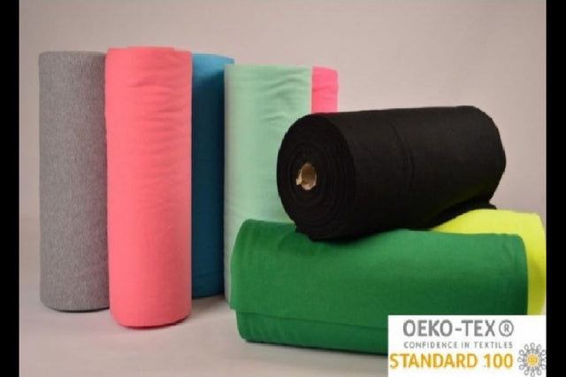 SVART MUDDVÄV – BOMULLSMUDD MED STRETCH & OEKO-TEX
