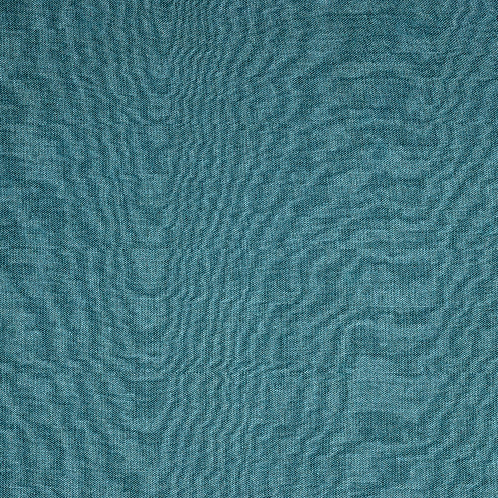 PETROLEUMSBLÅ LIBECCIO HØRSTOF – LÆRREDSVÆVET, EKSTRA BRED (270 CM)