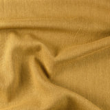 KARRYGUL LIBECCIO HØRSTOF – LÆRREDSVÆVET, EKSTRA BRED (270 CM)