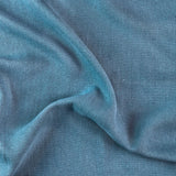 PETROLEUMSBLÅ LIBECCIO HØRSTOF – LÆRREDSVÆVET, EKSTRA BRED (270 CM)