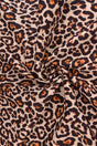 BEIGE HØR MED LEOPARDPRINT