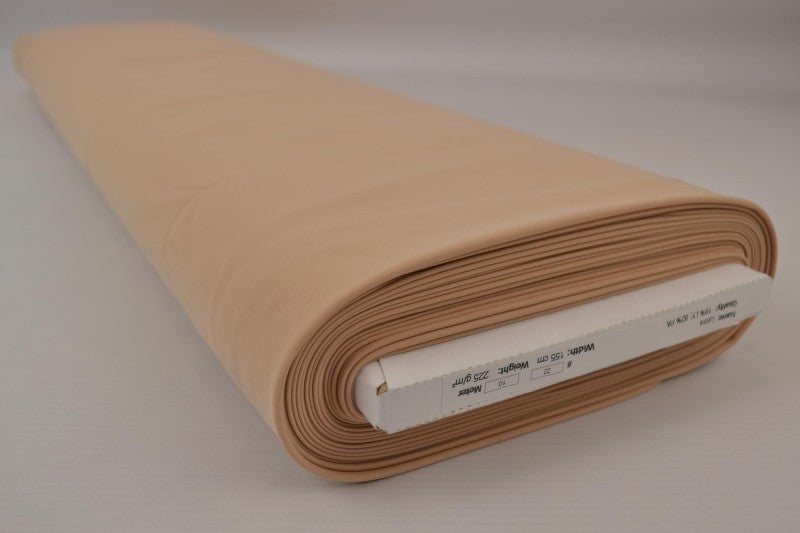 CREMEFÄRGAD LYCRA – 4-VÄGS STRETCH & SNABBTORKANDE