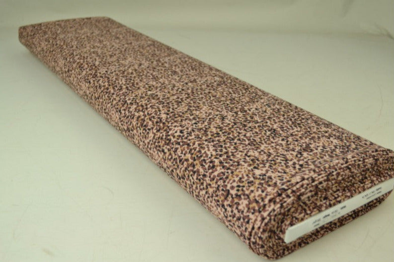 BEIGE LYCRA – LEOPARDMÖNSTER, 4-VÄGS STRETCH & SNABBTORKANDE