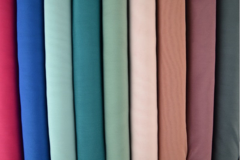 MÖRK PINK LYCRAMESH – ELASTISKT NETTYG, SEMI-TRANSPARENT 4-VÄGS STRETCH