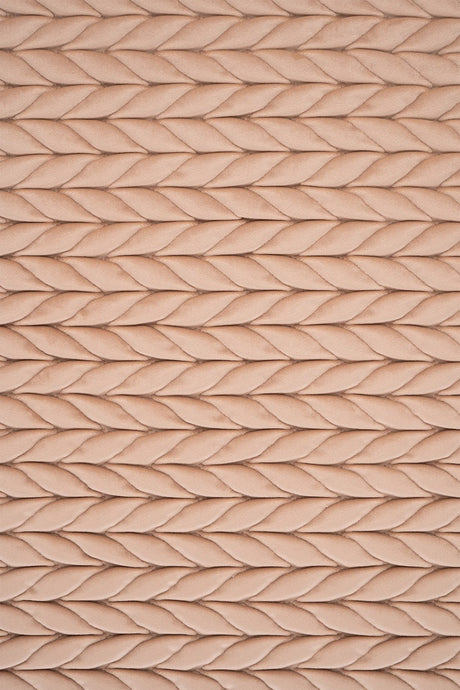 PUDRAD SANDROSA MAGIC DELUXE P301 – QUILTAD VELOUR MED FIN FLÄTNING