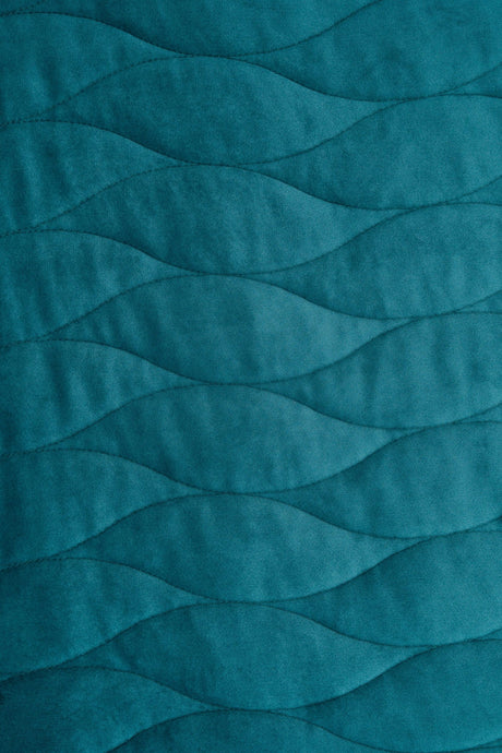 DJUP LAGUNTURKOS MAGIC VELVET 3D – QUILTAD VELOUR MED VÅGMÖNSTER