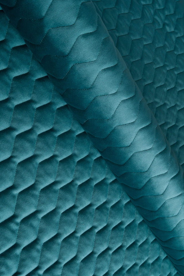DYB LAGUNETURKIS MAGIC VELVET 3D – QUILTET VELOUR MED ZIGZAGMØNSTER