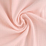 LYSERØD DOUBLE GAUZE MUSSELIN – BLØD & ÅNDBAR