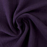 MØRKELILLA DOUBLE GAUZE MUSSELIN – BLØD & ÅNDBAR