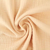 CHAMPAGNEFARVET DOUBLE GAUZE MUSSELIN – BLØD & ÅNDBAR