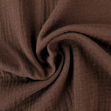 BRUN DOUBLE GAUZE MUSSLIN – MJUK & ANDNINGSBAR