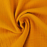 KARRYGUL DOUBLE GAUZE MUSSELIN – BLØD & ÅNDBAR