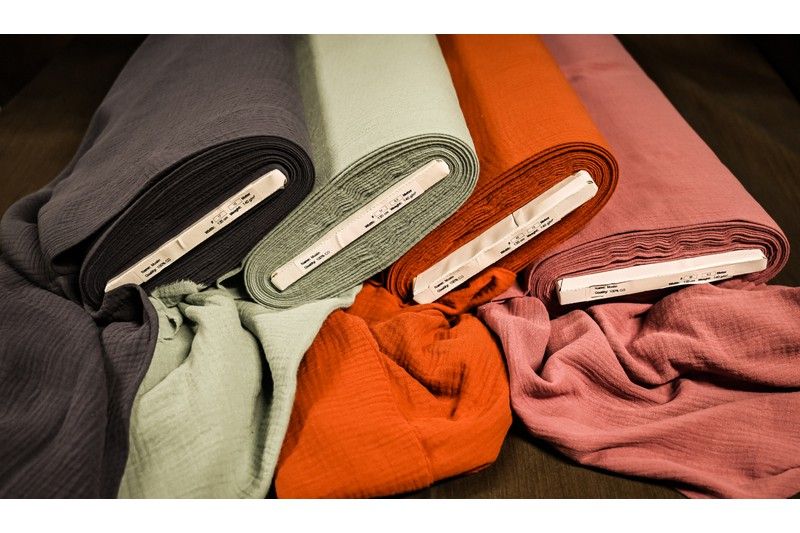 VINTAGEGRÖN DOUBLE GAUZE MUSSLIN – MJUK & ANDNINGSBAR