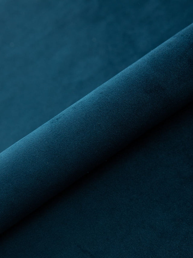 MARINBLÅ LÄTT OCH SLITSTARK MÖBELVELOUR