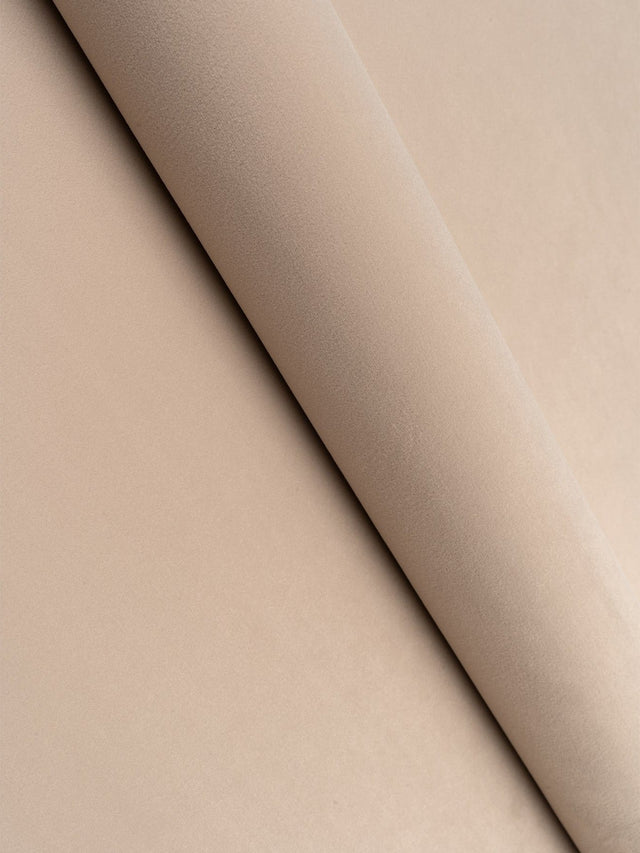 VARM BEIGE LÄTT OCH SLITSTARK MÖBELVELOUR