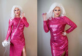 CHAMPAGNE PALJETTYG – SMÅ 3–4 MM PALJETTER & ENVÄGSSTRETCH