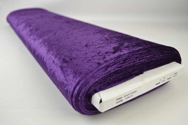 LILA KROSSAD VELOUR – STICKAD, STRETCHIG & GLANSFULLT FALL