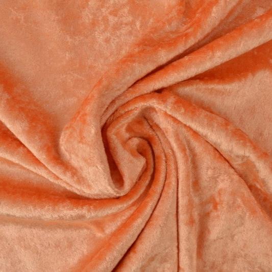ORANGE KROSSAD VELOUR – STICKAD, STRETCHIG & GLANSFULLT FALL